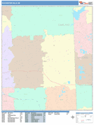 Rochester Hills Digital Map Color Cast Style